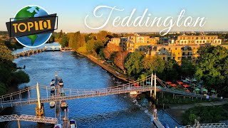 TEDDINGTON UK - ๐คฉLONDON'S BEST TOWN 2021๐ [River Thames / Bushy Park / Eating Out / History