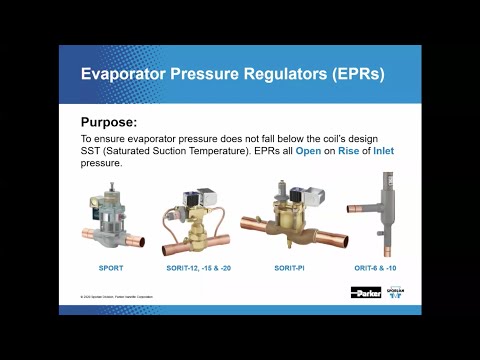 Methods of Refrigeration Temperature Controls Using Evaporator Pressure Regulators (EPRs)