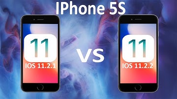 IPhone 5S : IOS 11.2.2 vs IOS 11.2.1 Speed Test