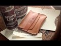 Make a Leather Flap Wallet // TUTORIAL + FREE PATTERN