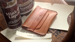 Make a Leather Flap Wallet // TUTORIAL + FREE PATTERN