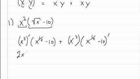 Derivatives - Product Rule - Part 3