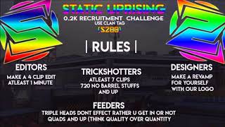 Static Uprising Recruitment Challenge #StaticRC #S200