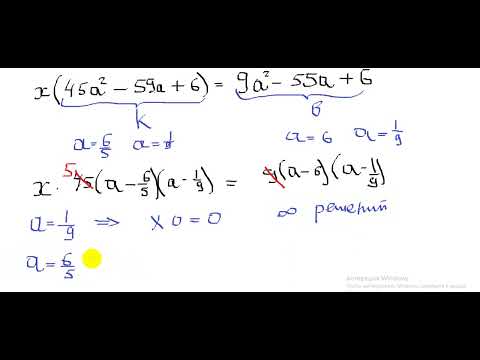 Линейные уравнения и неравенства с параметром