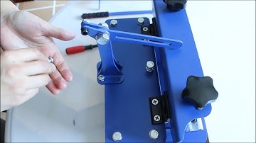 11TA  1 Color Screen Printing Press Installation & Operation 006207