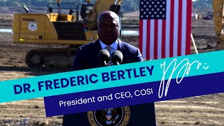Dr. Frederic Bertley’s speech at the Intel Groundbreaking Ceremony in Ohio, 2022