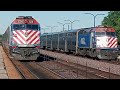 Inbound Metra 64 and Outbound Metra 53 meet at Geneva, IL