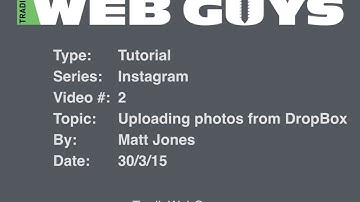 Uploading images from DropBox and posting them to Instagram
