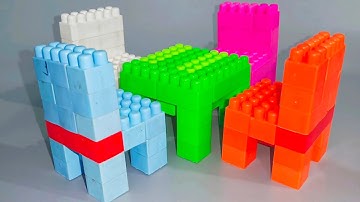 Satisfying Diy Table And Chair | Building Blocks Asmr| Lego ASMR sound | ASMR #lego #asmr #diy