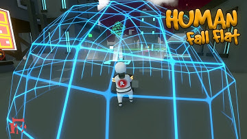 Human Fall Flat - Robot City Level Walkthrough | Custom Map | Steam Workshop | Full Gameplay