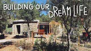 Young Couple Creating an Off Grid Homestead