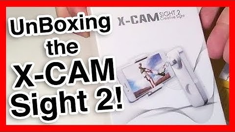 UNBOXING X-Cam Sight 2 Axis Smartphone Gimbal stabilizer, used for smooth video