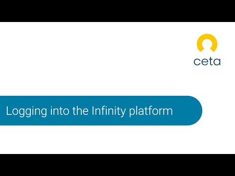 Ceta Infinity login walkthrough