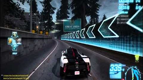 need for speed world campus interchange circuit (pagani zonda cinque)