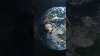 Our moon is bigger than Pluto and 1/4 the diameter of Earth #facts #shorts