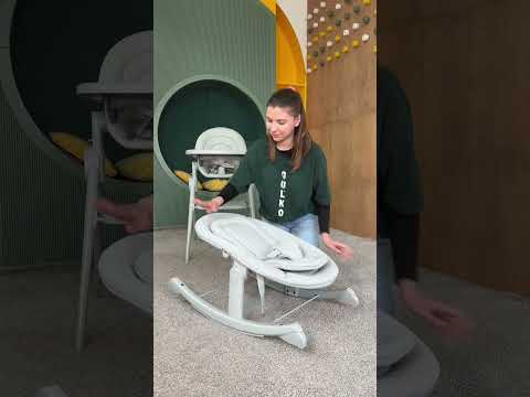 Стільчик для годування 3в1 Anex Ozy, June, видео 2