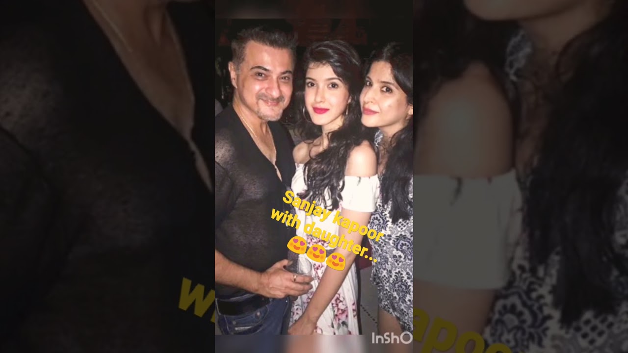 Sanjay kapoor with daughter