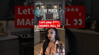 This game had her speechless 😶! #theporchpodcast #ayonatheartist #short