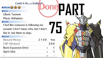 Digimon Story Cyber Sleuth Could It Be a Stalker? Wargreymon Walkthrough ( Part 75 ) ps4