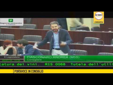 Si alla tutela del Lambrusco - Andrea Fiasconaro in Consiglio Regionale (6/7/2016)