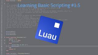 Learning Basic Scripting #1.5