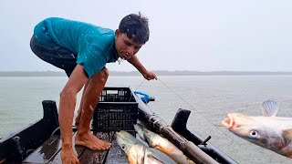 বষটত ভজ বড বড মছ ধরলম Sundarban Fishing