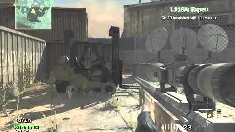 MW3-First blood, triple collateral, wallbang, headshots!