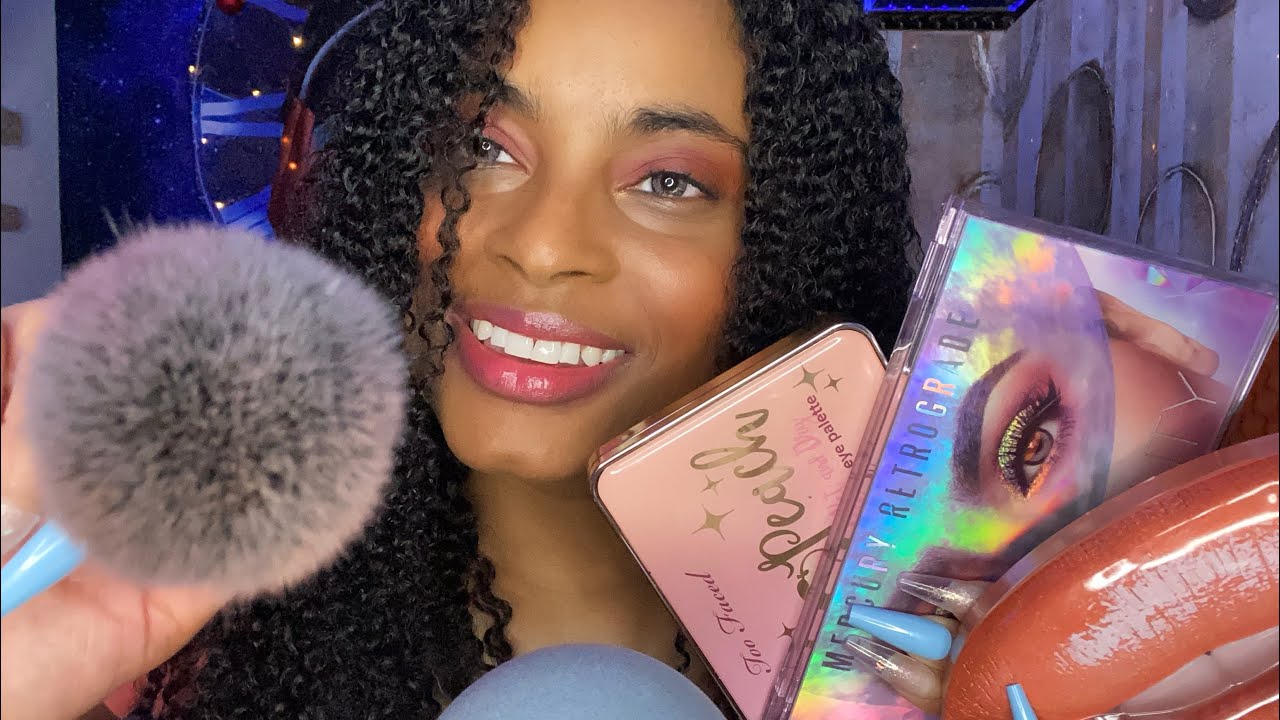 ASMR Doing Your Makeup Gentle Personal Attention Soo Tingly - YouTube