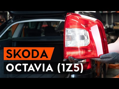 Kuinka vaihtaa takavalot OCTAVIA (1Z5) -merkkiseen autoon [AUTODOC -OHJEVIDEO]