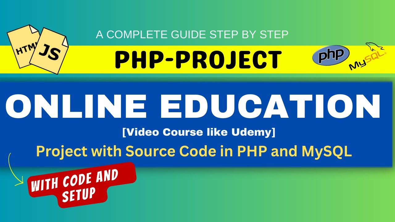 Online Education System Video Course like Udemy || PHP PROJECT || @Decodeit2 ||