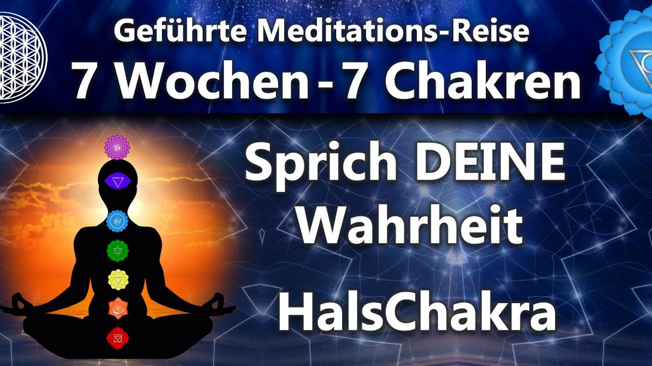 Selbstbestimmt & frei | Öffne, Reinige & Aktiviere dein HalsChakra - geführte Meditation | Vishudda