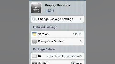 How to get Display Recorder on IOS 5.0.1 and  Lower