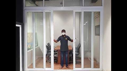 ARC INFRA 2 TRACK 2 PANEL SLIDING FRENCH DOOR | GERMAN UPVC WINDOWS AND DOORS| Vijayawada |