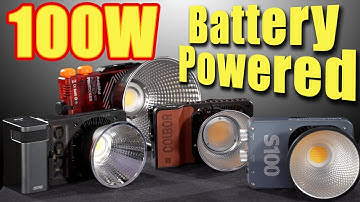 Affordable 100w Video Lights Zhiyun X100 knockoffs for portable battery powered photography lighting