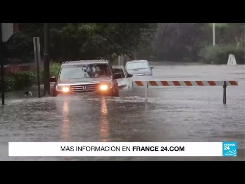 Nueva York, inundada y con cortes a servicios públicos tras fuertes lluvias • FRANCE 24 Español