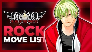 ROCK HOWARD MOVE LIST - Garou: Mark of the Wolves (MOTW)