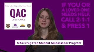 QAC Goes Purple - Drug Free Student Ambassador Program by QACTV 86 views 3 weeks ago 33 seconds