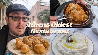 Greece Travel VLOG - Lunch at The Oldest Restaurant in Athens Greece