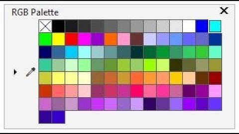How to add RGB color palette in CorelDraw