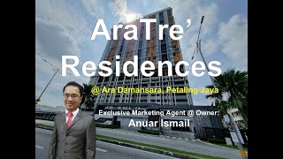 AraTre Damansara - Double digit EV chargers and efficient unit floor layout plan: 1,173sqft, 3R 2B
