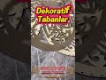 Dekoratif Rattan Tabanlar  - www.rattandunyasi.com