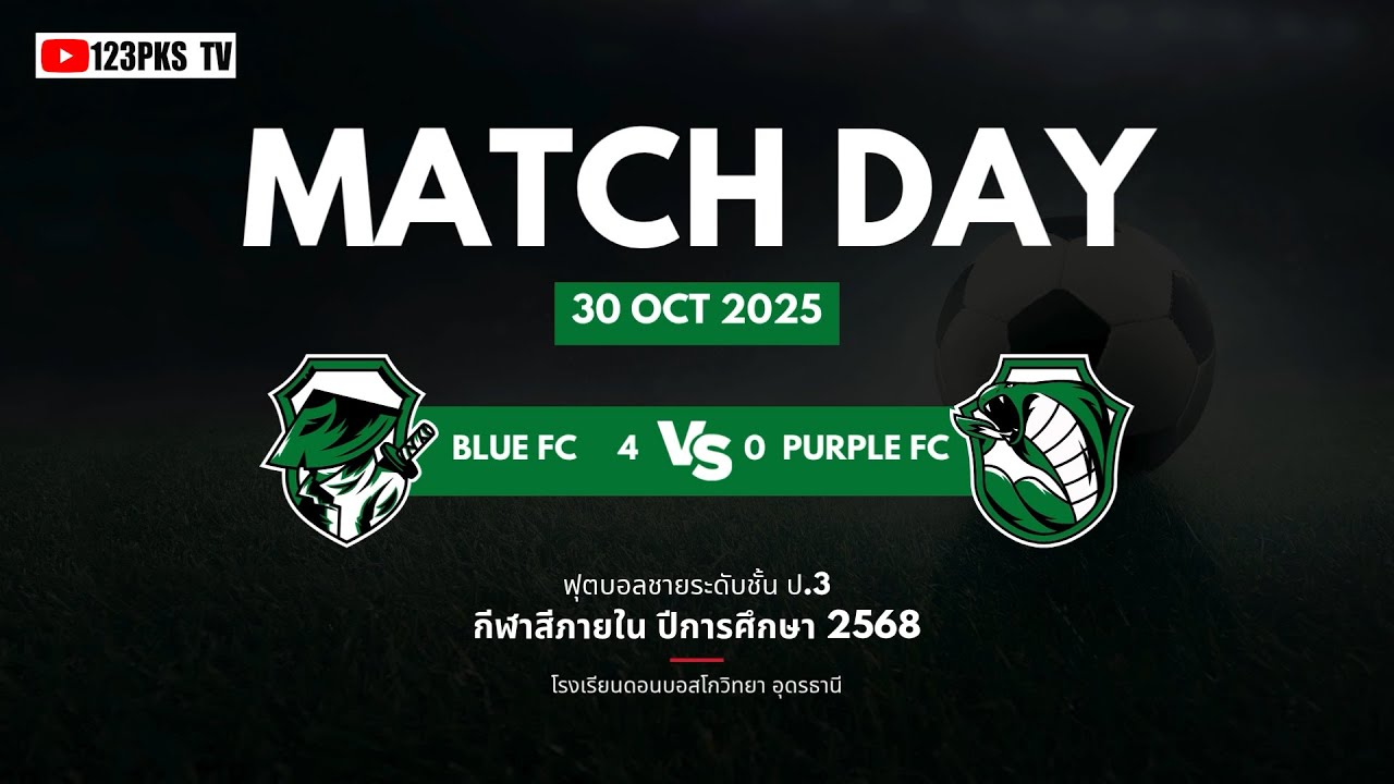 ฟุตบอล ป.3 ดอนบอสโกวิทยา กีฬาสี 2568