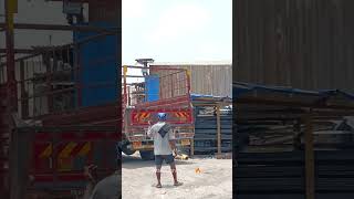 Premium Cement Sheet unloading at Maharashtra Steel | #cement #roofingsheet #constructionmaterial
