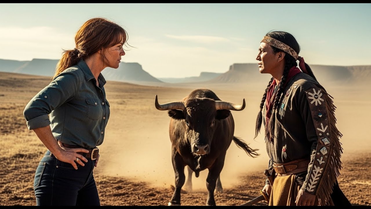 „Jestli Chytíš Toho Civokého Býka, Vezmu si tě,“ řekla Rančerka a škádlila Domorodého Apačů.