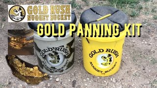 GOLD RUSH NUGGET BUCKET, Gold Panning Kit