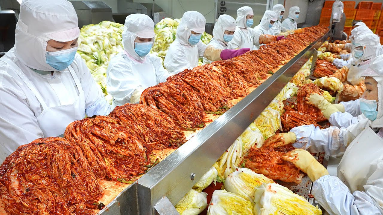 ⁣김치로 하루에 팔리는 양만 12톤? 탈북해서 성공한 이순실의 전국 한곳만 파는 북한식 김치┃ Korean Kimchi Factory / Korean food factory