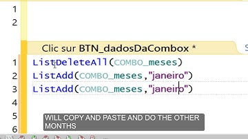 WinDev Combox Manual Preencher
