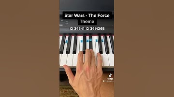 Thumbnail of The Force Theme easy piano tutorial!