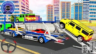 Car Parking Trailer Car Transport - Truck Simulator 3D - Best Android GamePlay screenshot 2