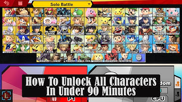Super Smash Bros. Ultimate - How to Unlock Every Character in Under 90 Minutes